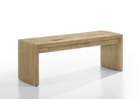 Magnus - Wide Dining Bench - Wooden Oak - view 4