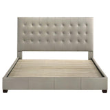 Medley - Genuine Leather Platform Bed