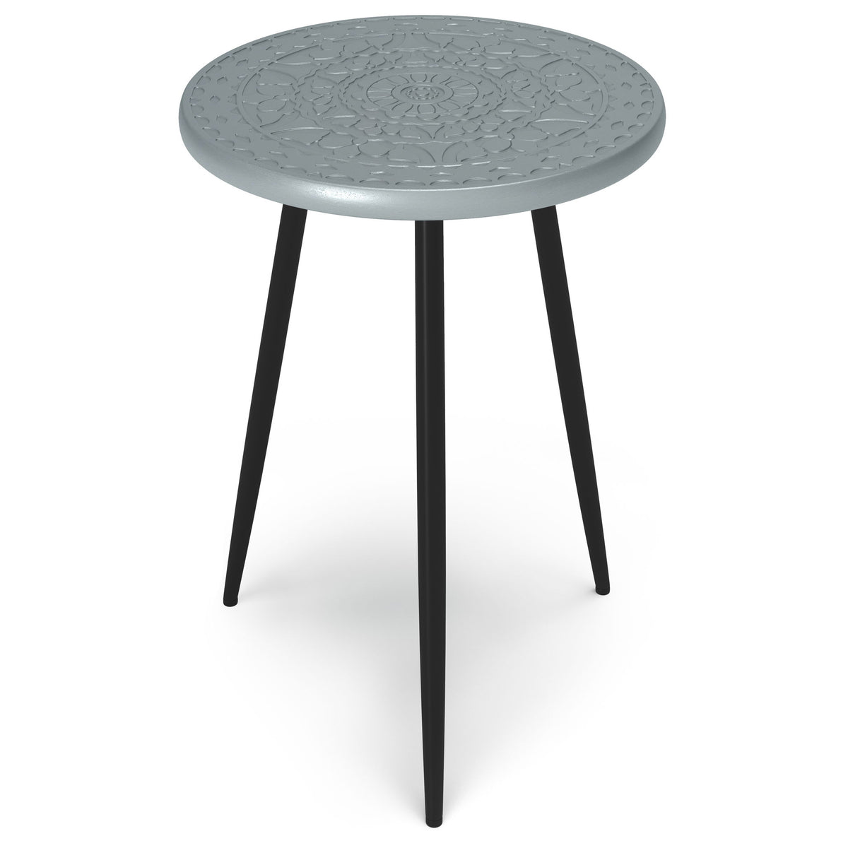 Sherbourne - Side Table - Gray by Simpli-Home | Bel Furniture
