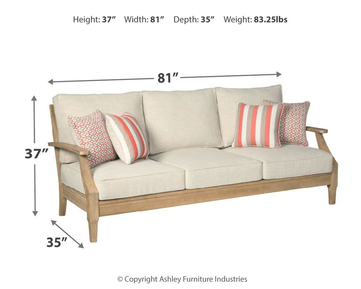 Clare View - Beige - Sofa with Cushion by Signature Design by Ashley® | Bel Furniture
