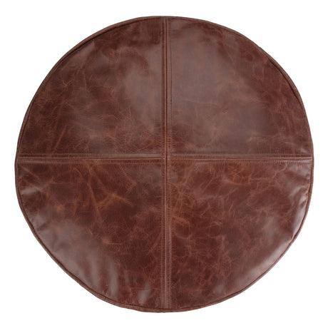 Connor - Handcrafted Round Pouf - view 20