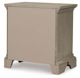 Vallardia - Two Drawer Night Stand - Light Grayish Brown