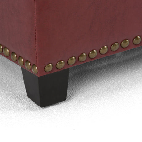 Kingsley - Upholstered Large Storage Ottoman - view 22