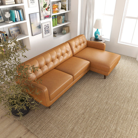 Allison - Mid-Century Modern Sectional Sofa Chaise - view 19