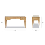 Dauphin - 3 Drawer Executive Desk