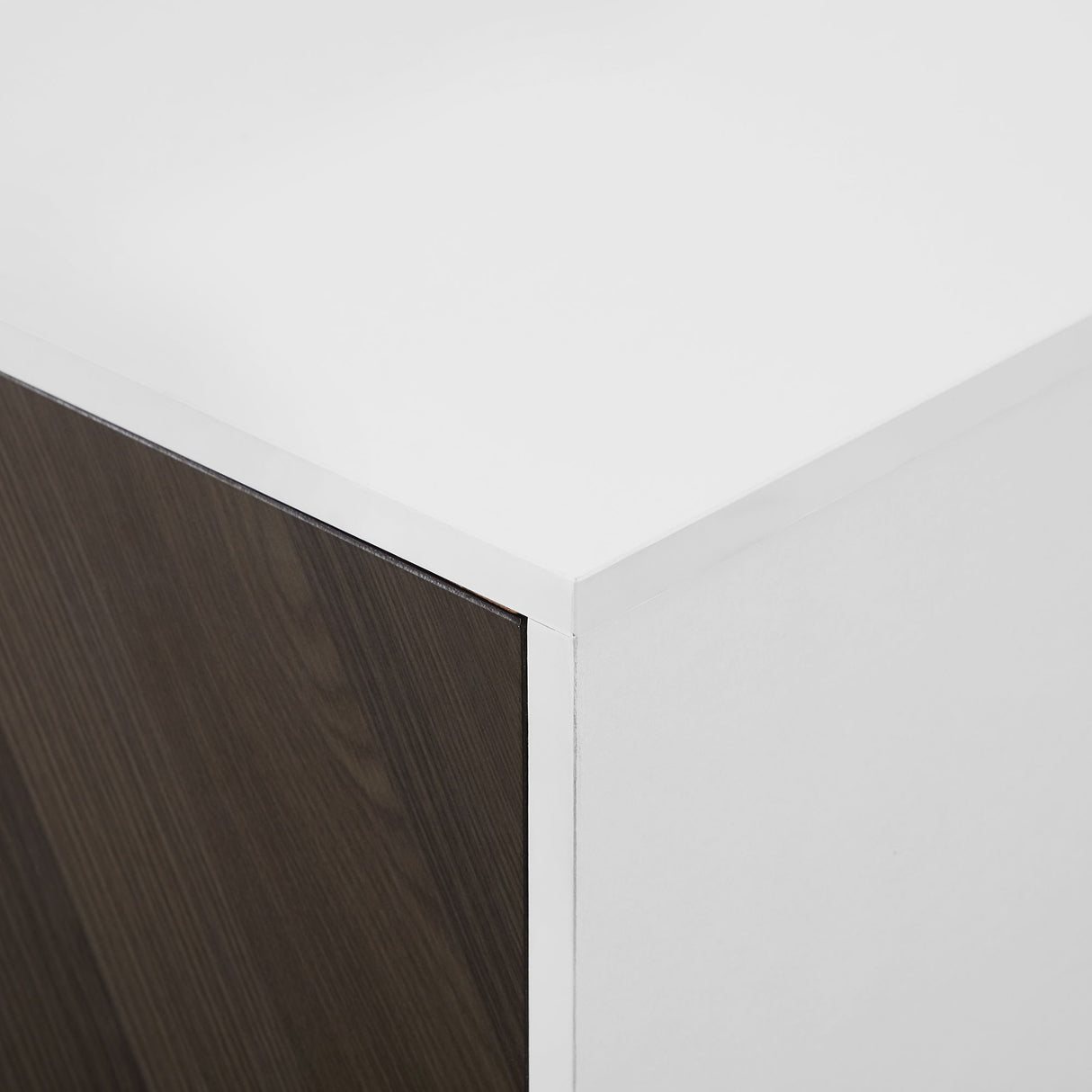 Mid-Century Modern Faux Bookmatch Door Buffet by Walker Edison | Bel Furniture