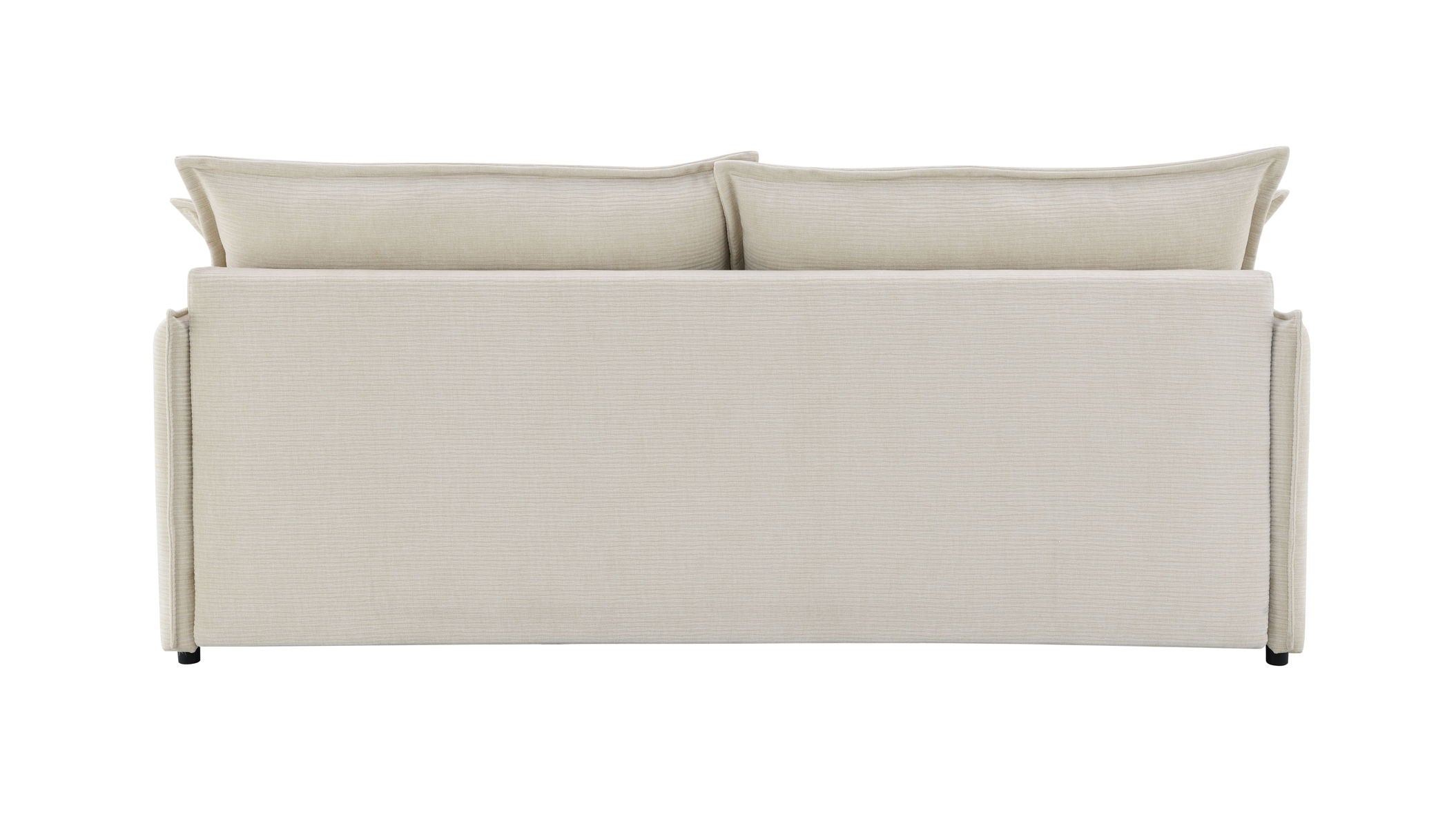 Elisea - Sleeper Sectional Sofa With 2 Toss Pillows - Beige