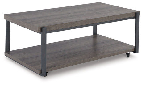 Wilmaden - Gray / Black - Occasional Table Set (Set of 3) by Signature Design by Ashley® | Bel Furniture