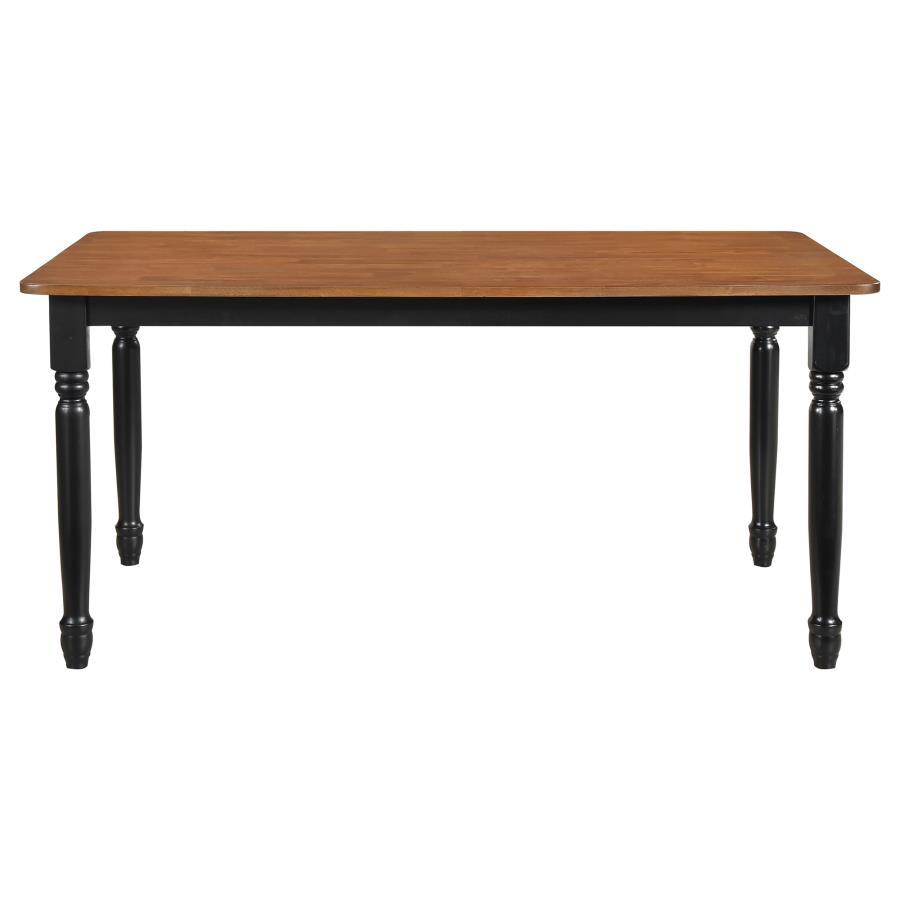 Hollyoak - Rectangular Wood Dining Table - Walnut by Coaster Fine Furniture | Bel Furniture