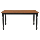 Hollyoak - Rectangular Wood Dining Table - Walnut by Coaster Fine Furniture | Bel Furniture