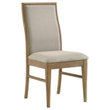 Adina - Upholstered Dining Side Chair (Set of 2) - Barley by Coaster Fine Furniture | Bel Furniture