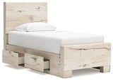 Lawroy - Panel Bed With Storage by Signature Design by Ashley® | Bel Furniture