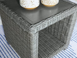 Elite Park - Gray - Square End Table by Signature Design by Ashley® | Bel Furniture