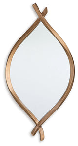 Bartner - Antique Gold Finish - Accent Mirror by Signature Design by Ashley® | Bel Furniture