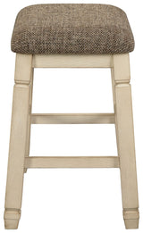 Bolanburg - Beige - Upholstered Stool (Set of 2) by Signature Design by Ashley® | Bel Furniture