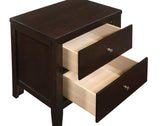 Carlton - 2-Drawer Nightstand - Cappuccino by CoasterEveryday | Bel Furniture