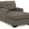 Mahoney - Chaise Dark Brown by Signature Design by Ashley® | Bel Furniture