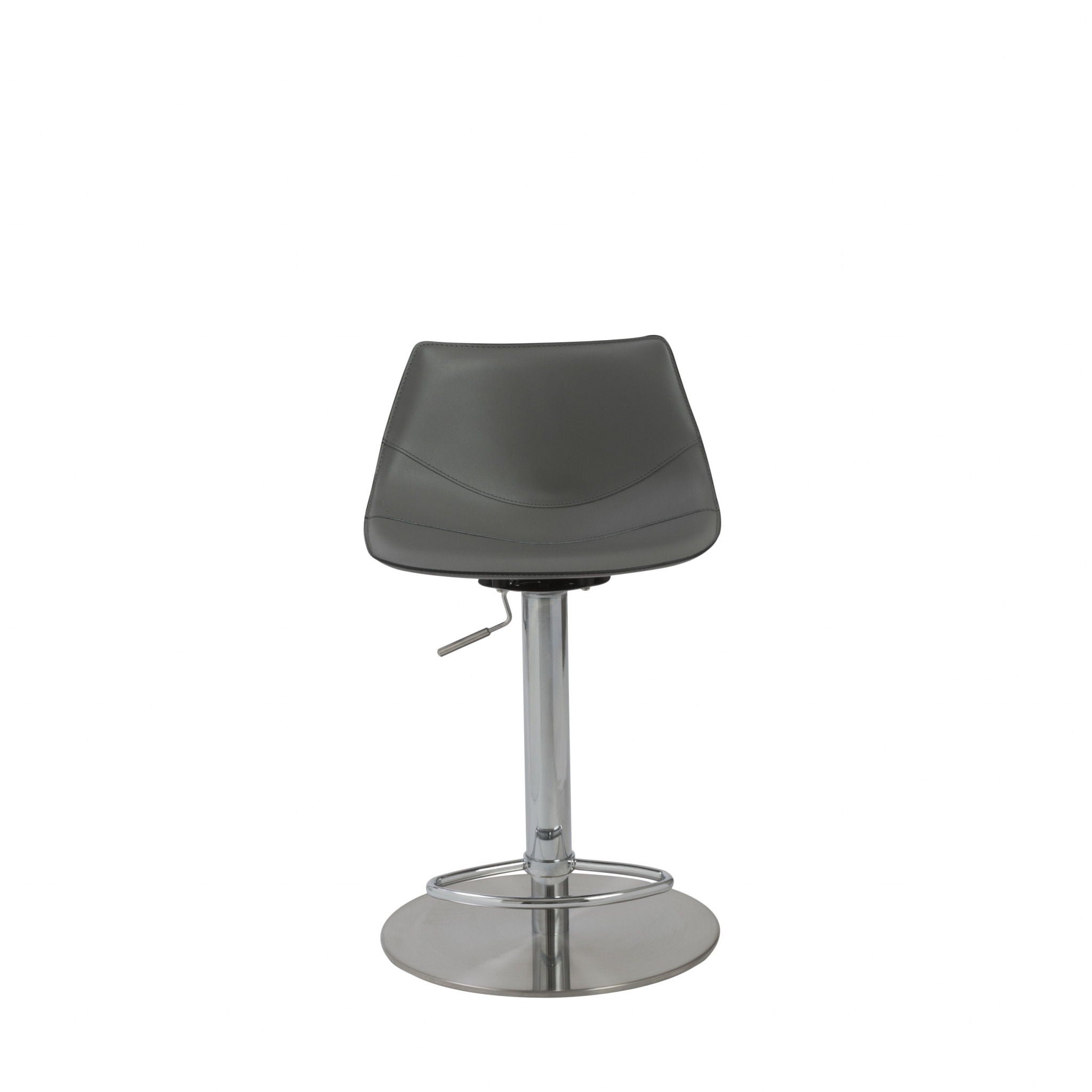 Swivel Low Back Bar Height Bar Chair - Gray