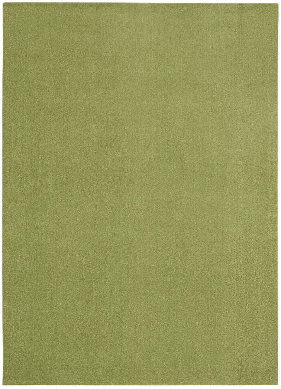 5' X 7' Non Skid Indoor / Outdoor Area Rug - Green