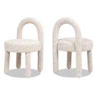 Penny - Round Arched Fully Upholstered Dining Side Chair (Set of 2)