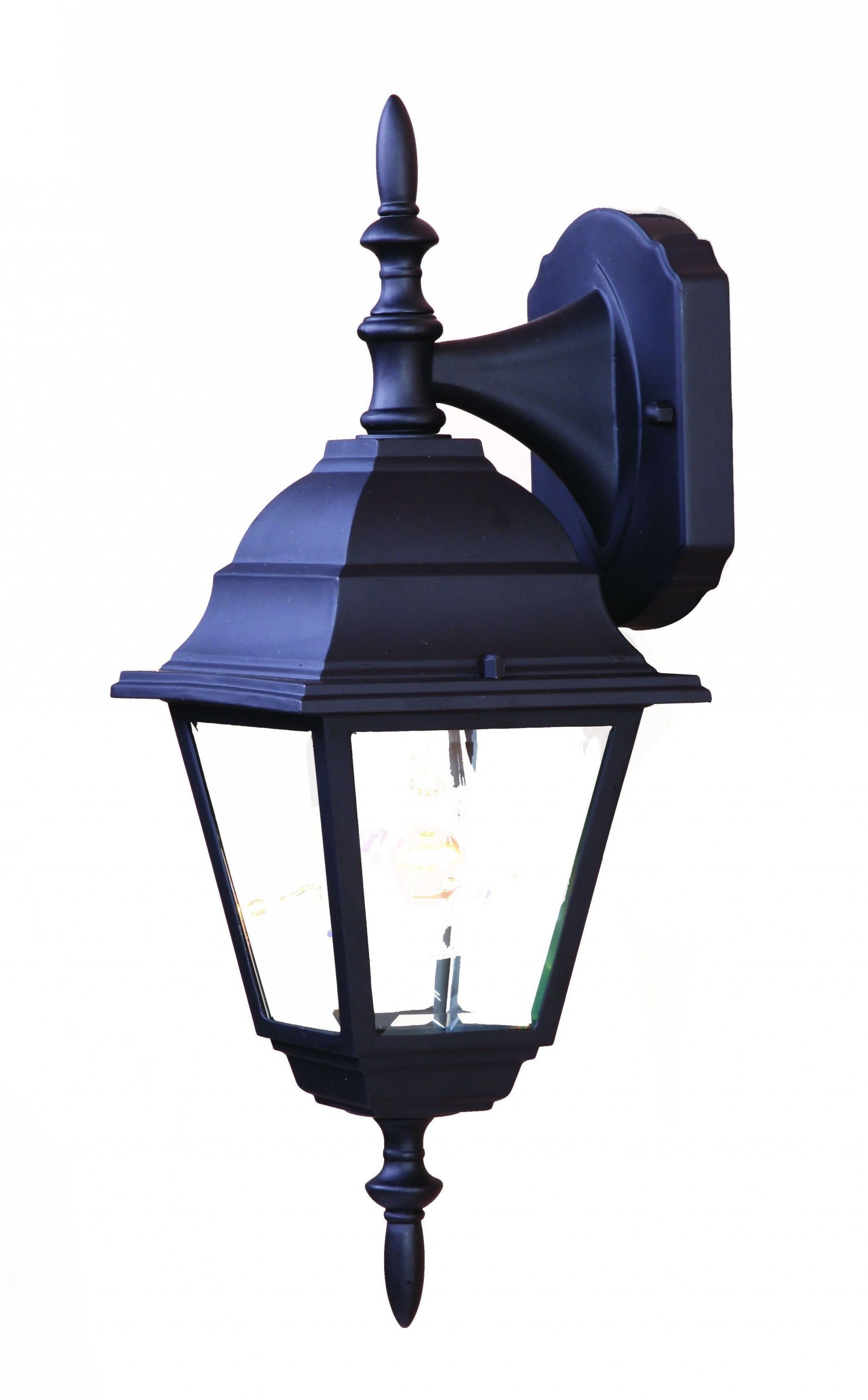 Swing Arm Outdoor Wall Light - Black