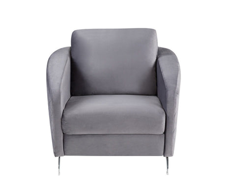 Sofia - Velvet Modern Chic Accent Armchair by Lilola Home | Bel Furniture