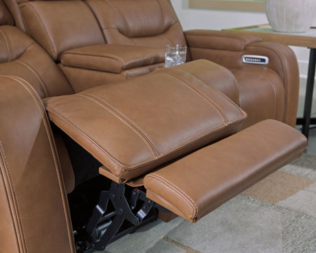 Knightington - Power Reclining Loveseat With Audio Seating - view 23