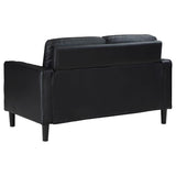 Ruth - Upholstered Track Arm Loveseat by Coaster Fine Furniture | Bel Furniture