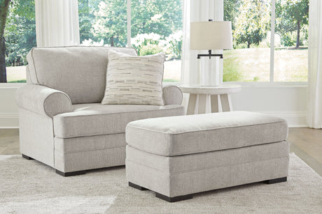 Eastonbridge - Living Room Set Gray 2 Pc. Chair And A Half, Ottoman by Benchcraft® | Bel Furniture