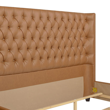 Brooklyn - Tufted Panel Bed Headboard And Footboard Set - view 54