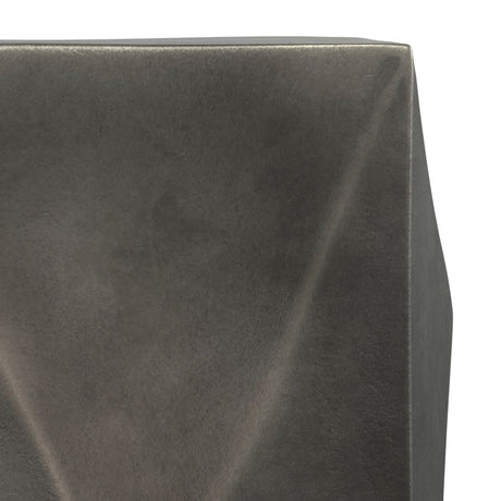 Danner - Cast Aluminum Side Table - Black by Simpli-Home | Bel Furniture