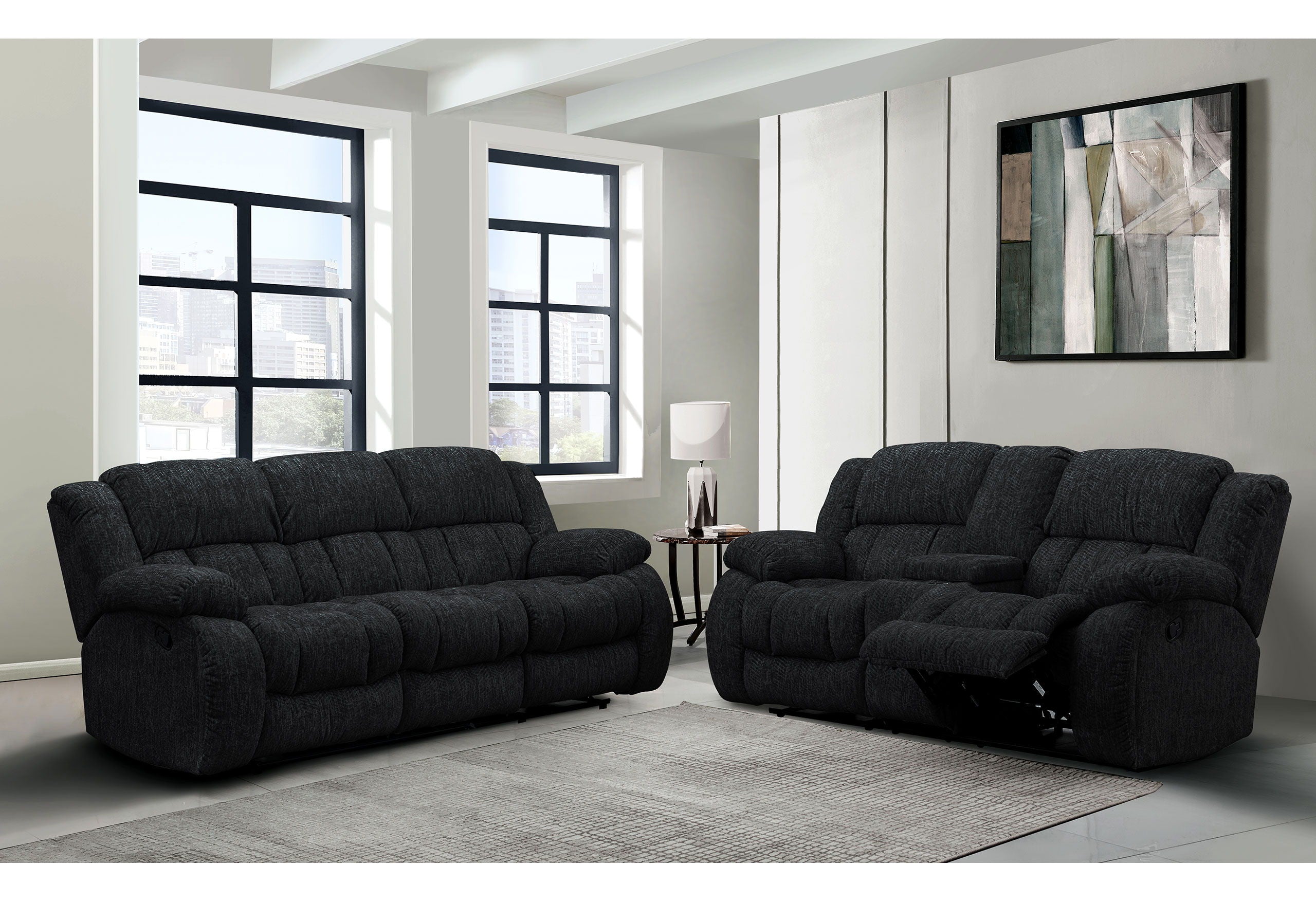 Stonic - Console Reclining Loveseat