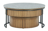 Fridley - Gray / Brown / Black - Nesting Cocktail Tables (Set of 2) by Signature Design by Ashley® | Bel Furniture