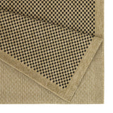 Earth - Indoor / Outdoor Area Rug Polypropylene - Jute / Black by Icona Home Decor | Bel Furniture