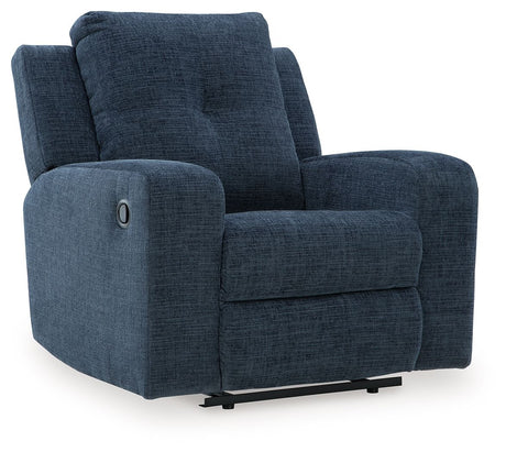 Danum - Zero Wall Recliner Blue by Signature Design by Ashley® | Bel Furniture