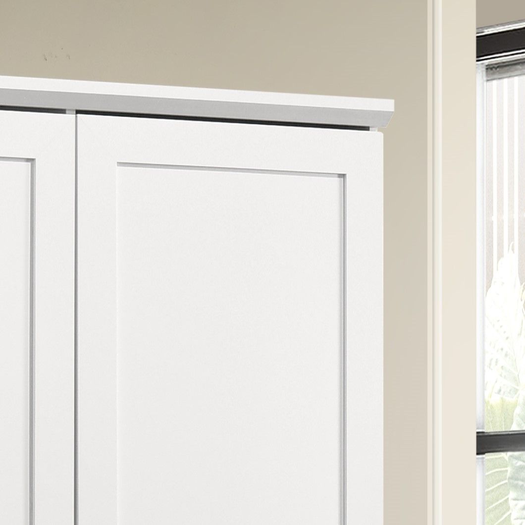 Lincoln - Storage Cabinet With Swing Out Storage Door - White