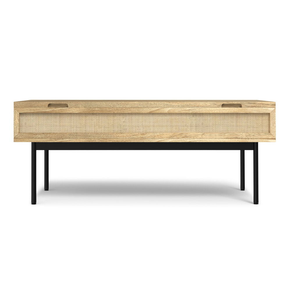 Reeves - Lift Top Coffee Table - Natural by Simpli-Home | Bel Furniture