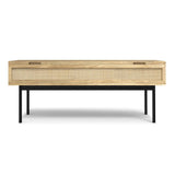 Reeves - Lift Top Coffee Table - Natural by Simpli-Home | Bel Furniture