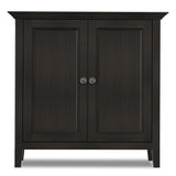 Amherst - 2 Door Storage Cabinet & Adjustable Shelving - Brown