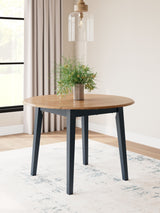 Gesthaven - Round Dining Room Drop Leaf Table by Signature Design by Ashley® | Bel Furniture