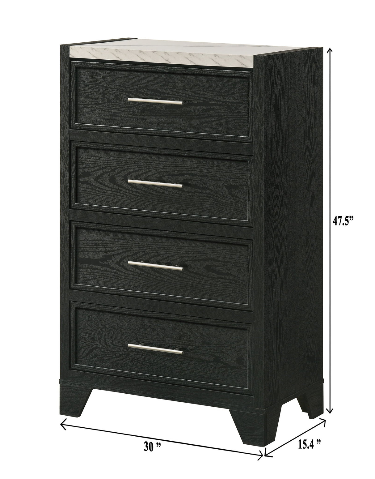 Lamar - Chest - Black by Crown Mark | Bel Furniture