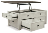 Bolanburg - White / Brown / Beige - Lift Top Cocktail Table by Signature Design by Ashley® | Bel Furniture