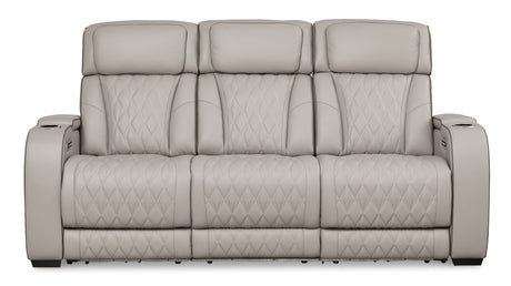 Boyington - Power Reclining Sofa With Adj Headrest by Signature Design by Ashley® | Bel Furniture