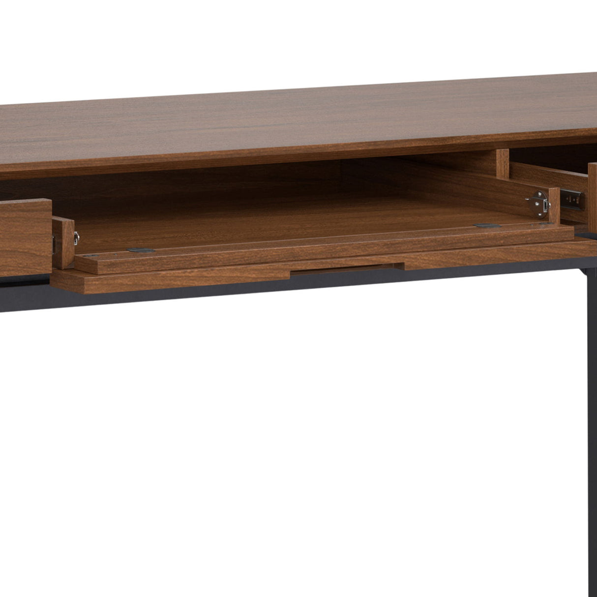 Banting - Mid Century Handcrafted Wide Desk by Simpli-Home | Bel Furniture