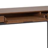 Banting - Mid Century Handcrafted Wide Desk by Simpli-Home | Bel Furniture