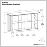 Acadian - Handcrafted Cube Storage