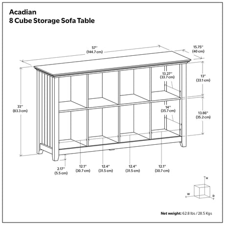 Acadian - Handcrafted Cube Storage - view 85