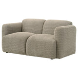 Dorset - Fabric Upholstered Round Track Arm Loveseat