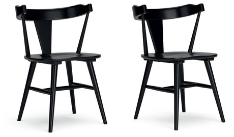 Gretlynn - Black - Dining Room Side Chair (Set of 2) by Signature Design by Ashley® | Bel Furniture