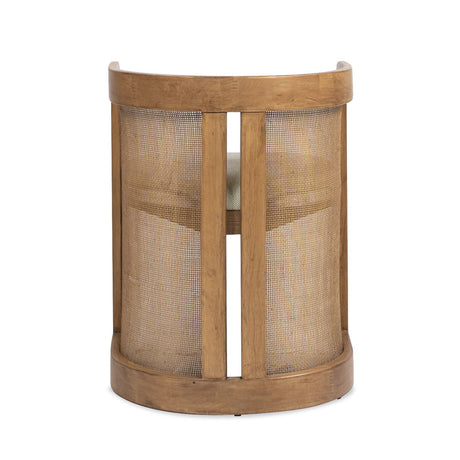 Lilith - Curved Upholstered Dining Chair, Stain Resistant High - White Pepper by Jennifer Taylor Home | Bel Furniture